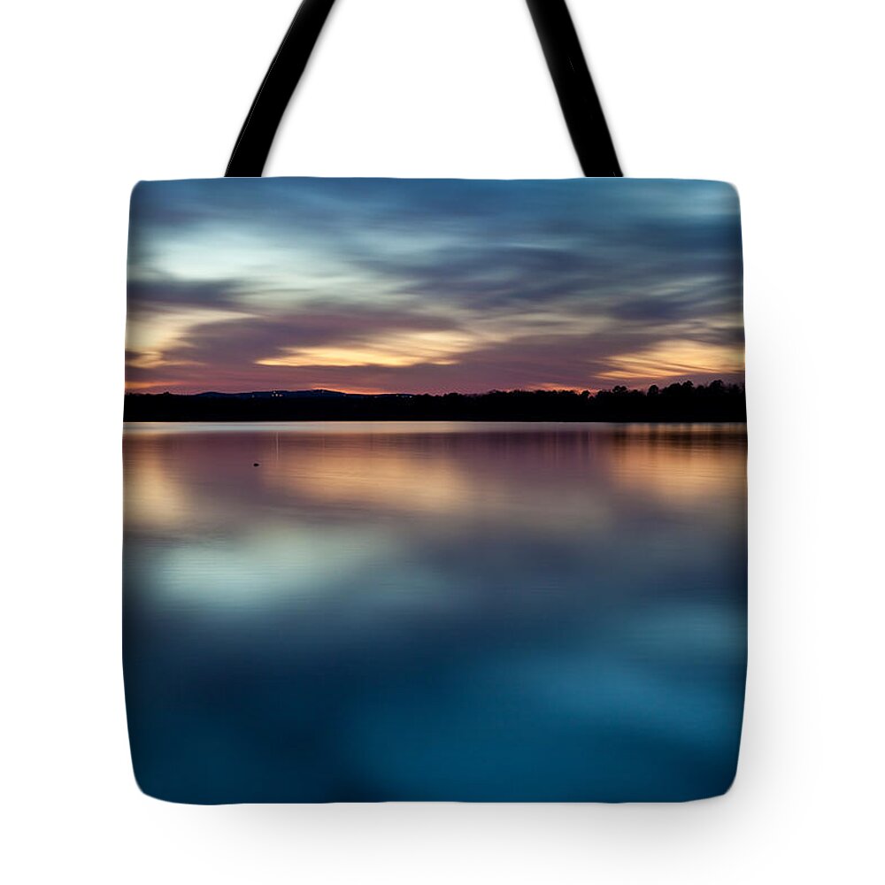 Arkansas Tote Bag featuring the photograph Blue Skies Of Reflection by Jonas Wingfield