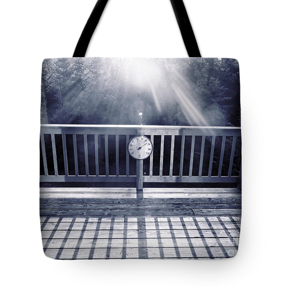 Sunlight Tote Bag featuring the photograph Blue Summer by Onedayoneimage Photography