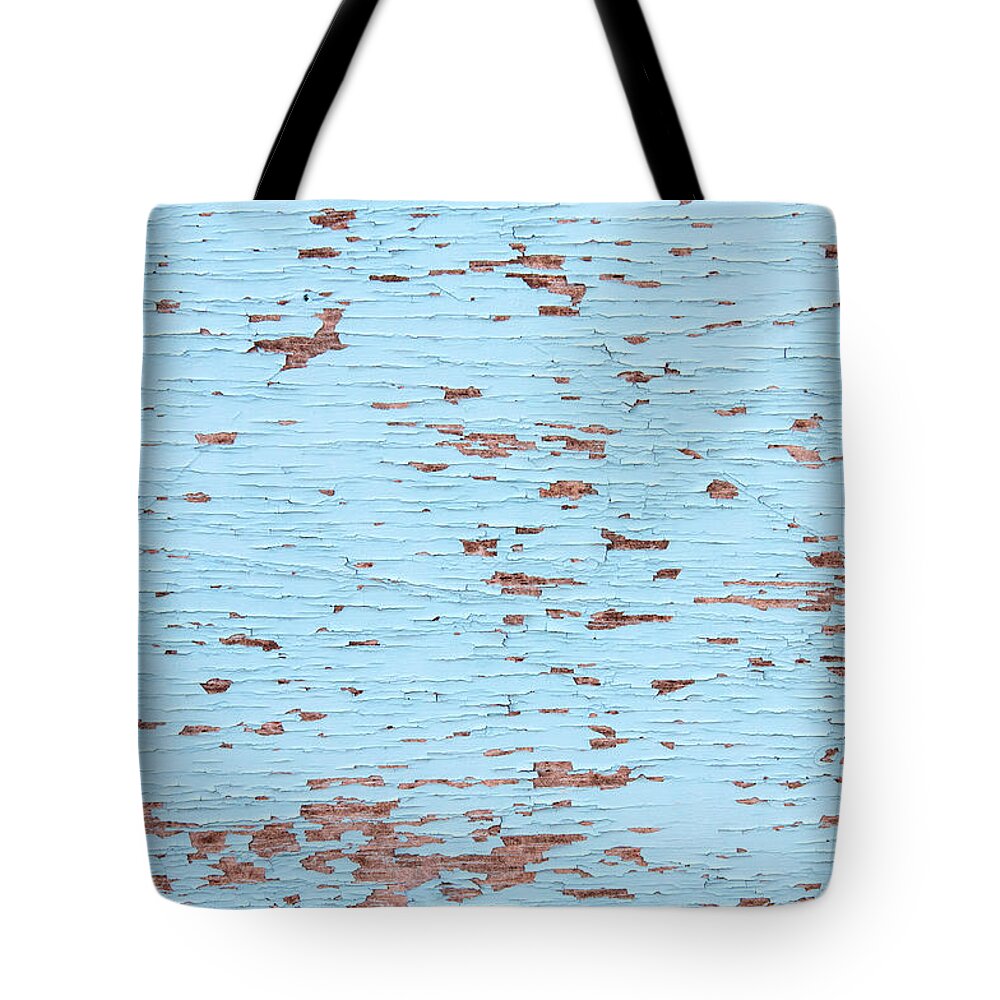 Abstract Tote Bag featuring the photograph Blue wooden background by Michalakis Ppalis