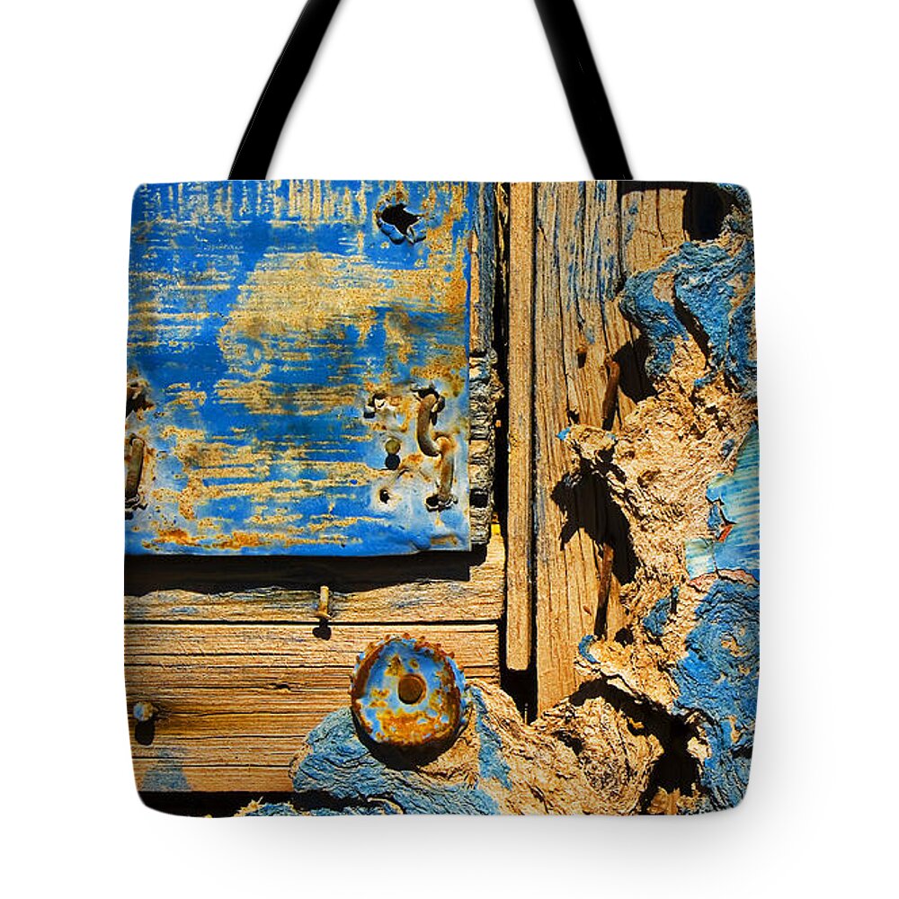 Abstract Tote Bag featuring the photograph Blues Dues by Skip Hunt