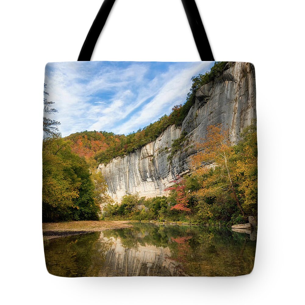 Arkansas Tote Bag featuring the photograph Bluff by James Barber