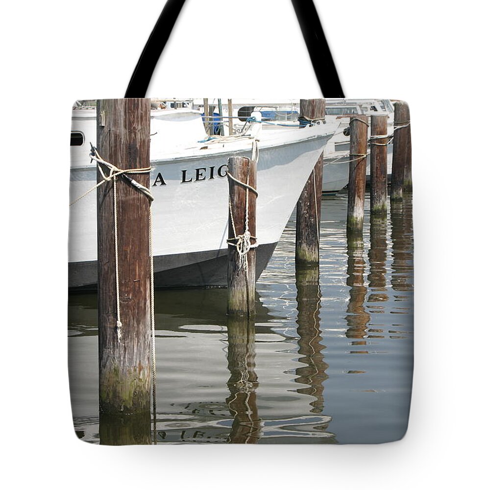 Boats Tote Bag featuring the photograph Boats by Jeff Floyd CA