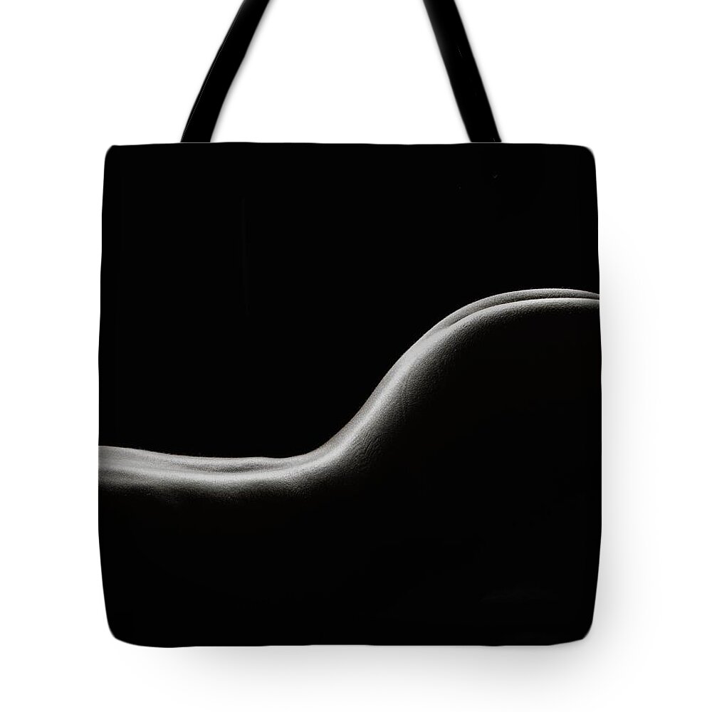 Nude Tote Bag featuring the photograph Bodyscape 230 V2 by Michael Fryd