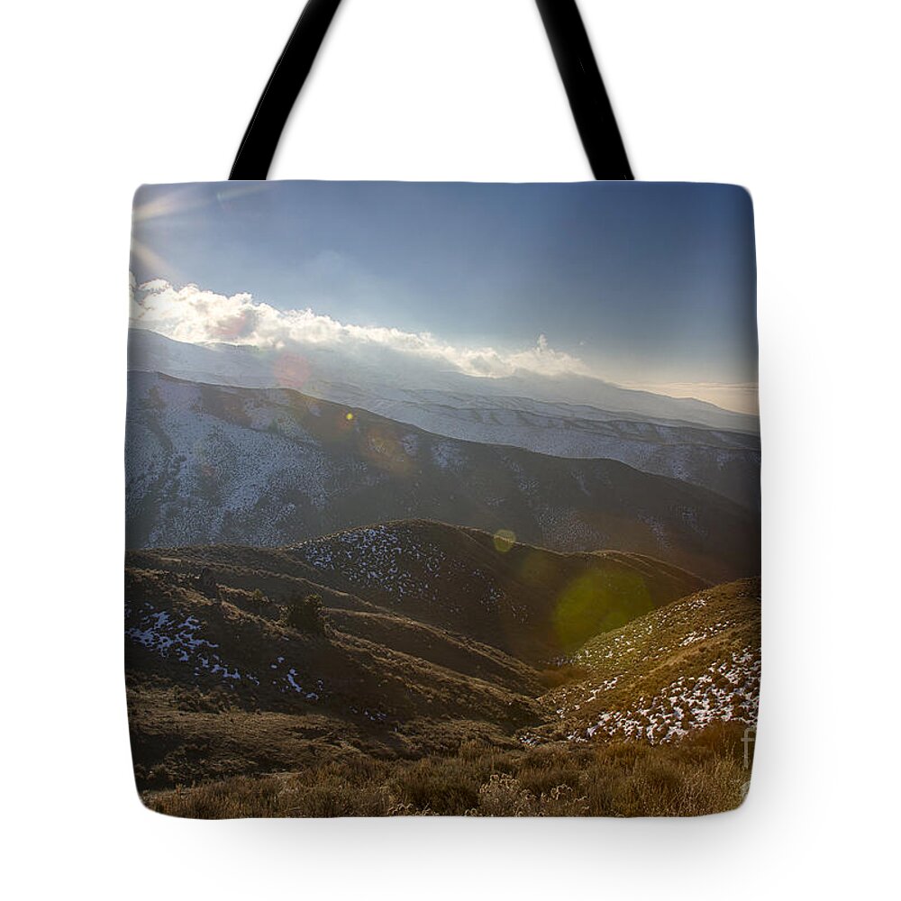 Bogus Basin Road Tote Bag featuring the photograph Boise Ridge by Idaho Scenic Images Linda Lantzy