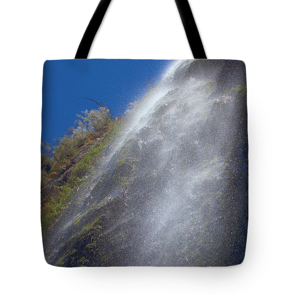Bonita Waterfalls Tote Bag featuring the photograph Bonita Waterfalls Splatter by Viktor Savchenko