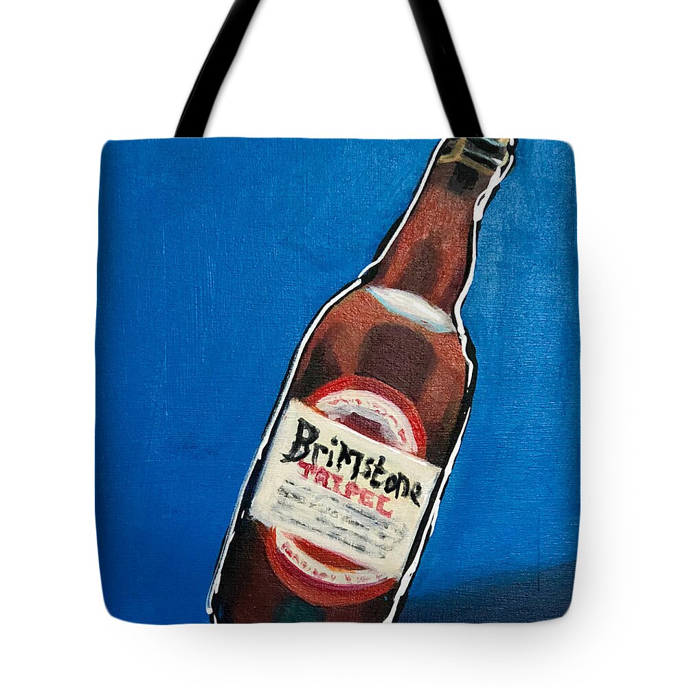 Boom Island Tote Bag featuring the painting Boom Island by Laura Toth