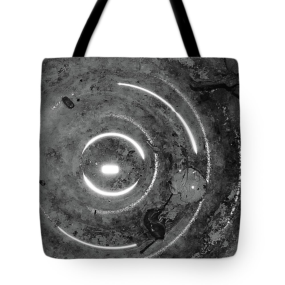 Circle Tote Bag featuring the photograph Bottom of the Barrel by Ted Keller