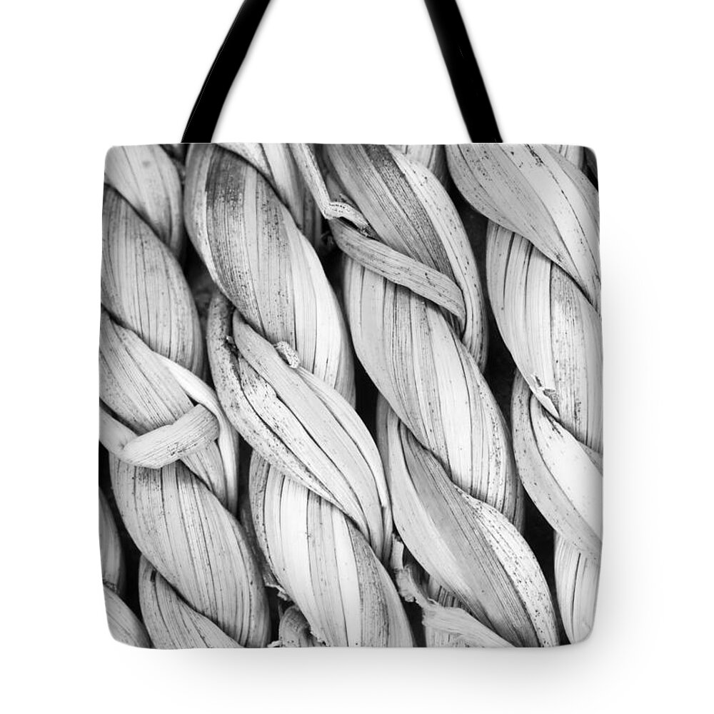 Braid Tote Bag featuring the photograph Bound Together by Steven Santamour