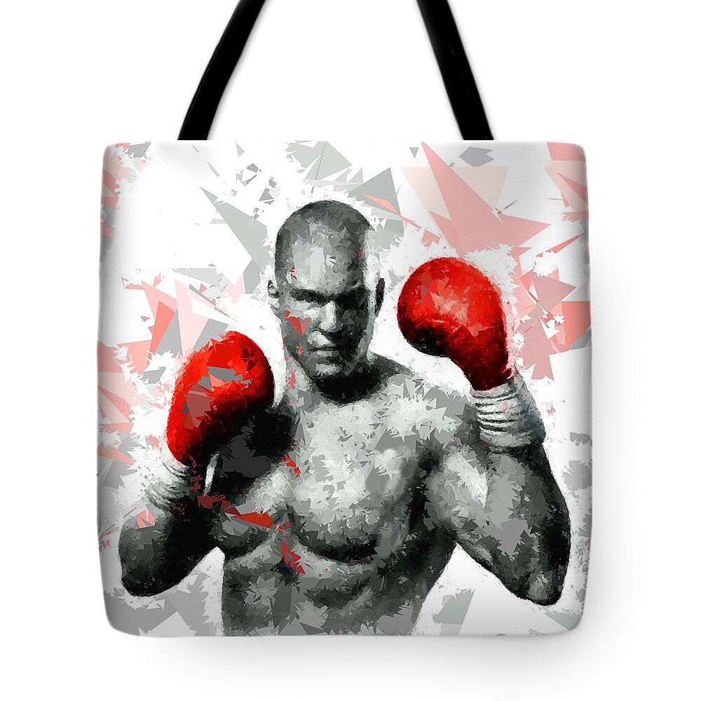 Boxing Tote Bag featuring the painting Boxing 114 by Movie Poster Prints