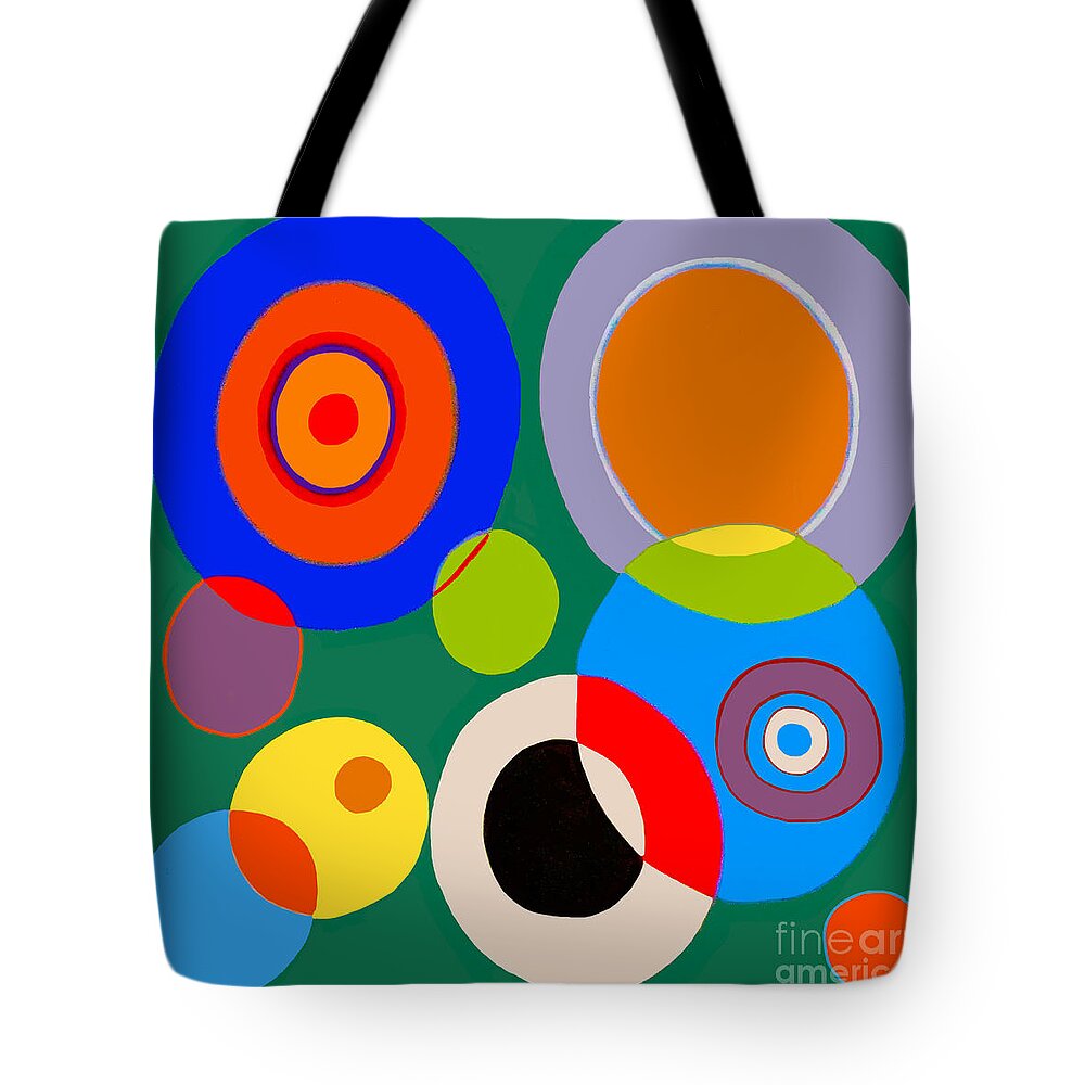 Bubbles Tote Bag featuring the painting Boy by Beth Saffer