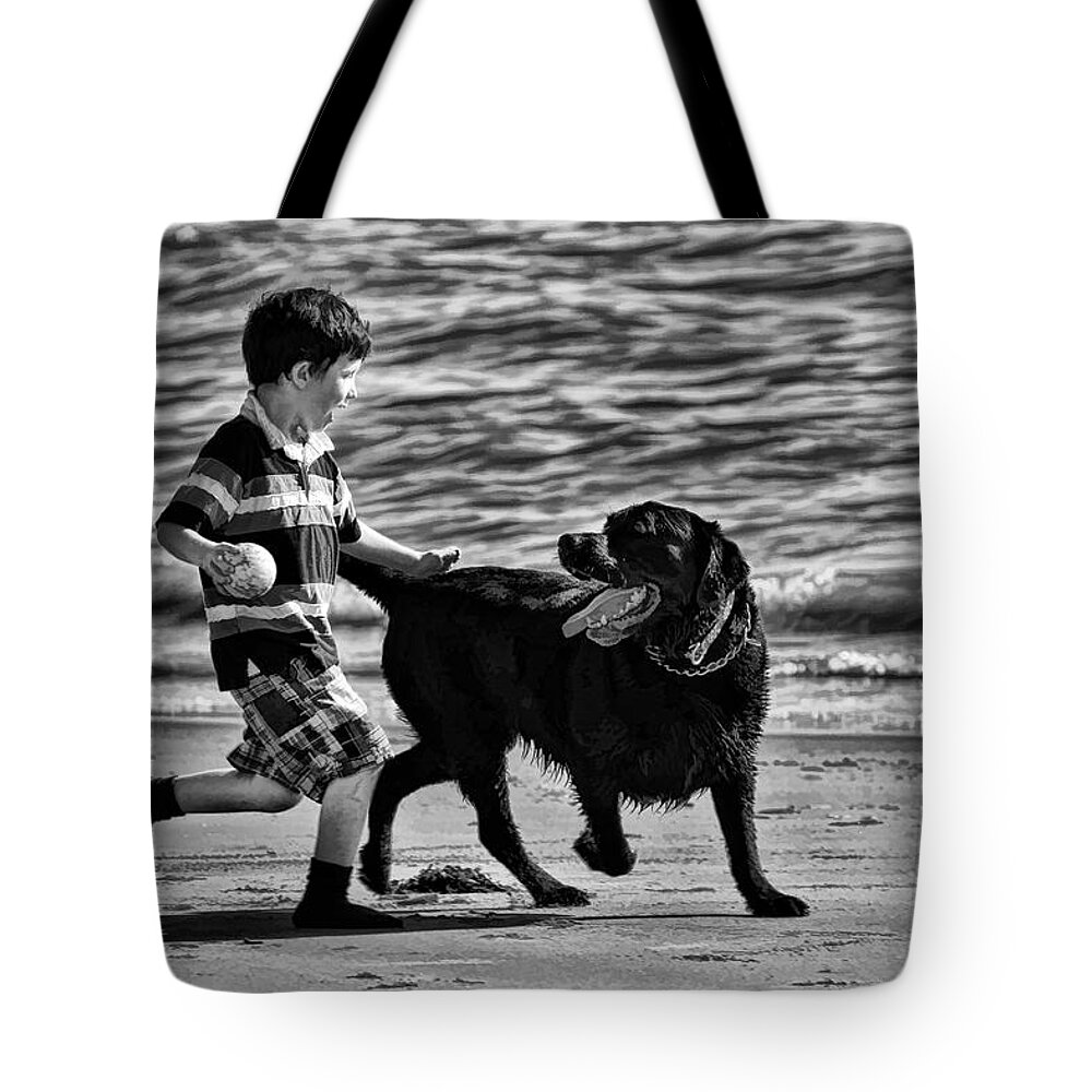  Tote Bag featuring the photograph Boys Best Friend by Blake Richards