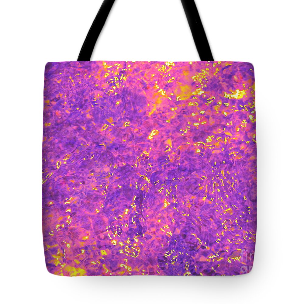 Water Tote Bag featuring the photograph Break Through - Abstract Light by Sybil Staples