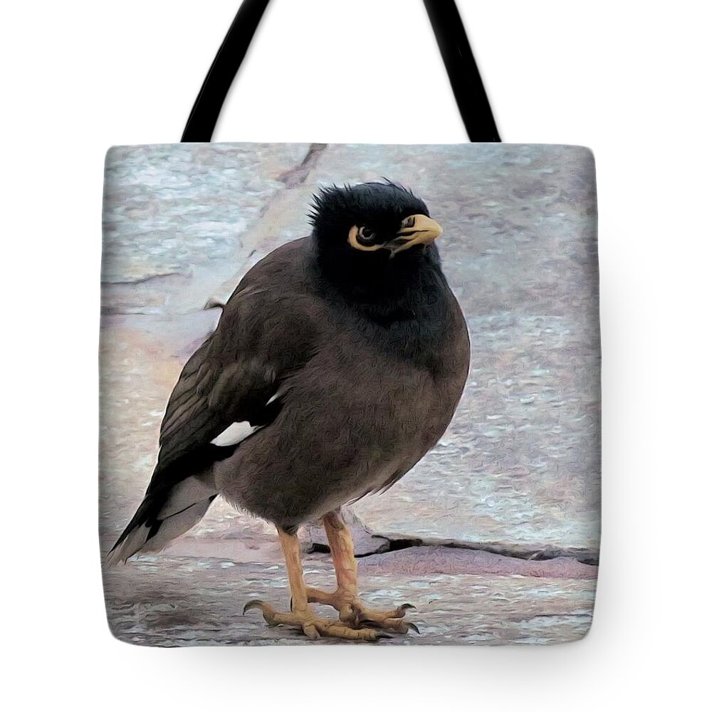 Greeter Tote Bag featuring the photograph Breakfast Greeter, Maui by I'ina Van Lawick