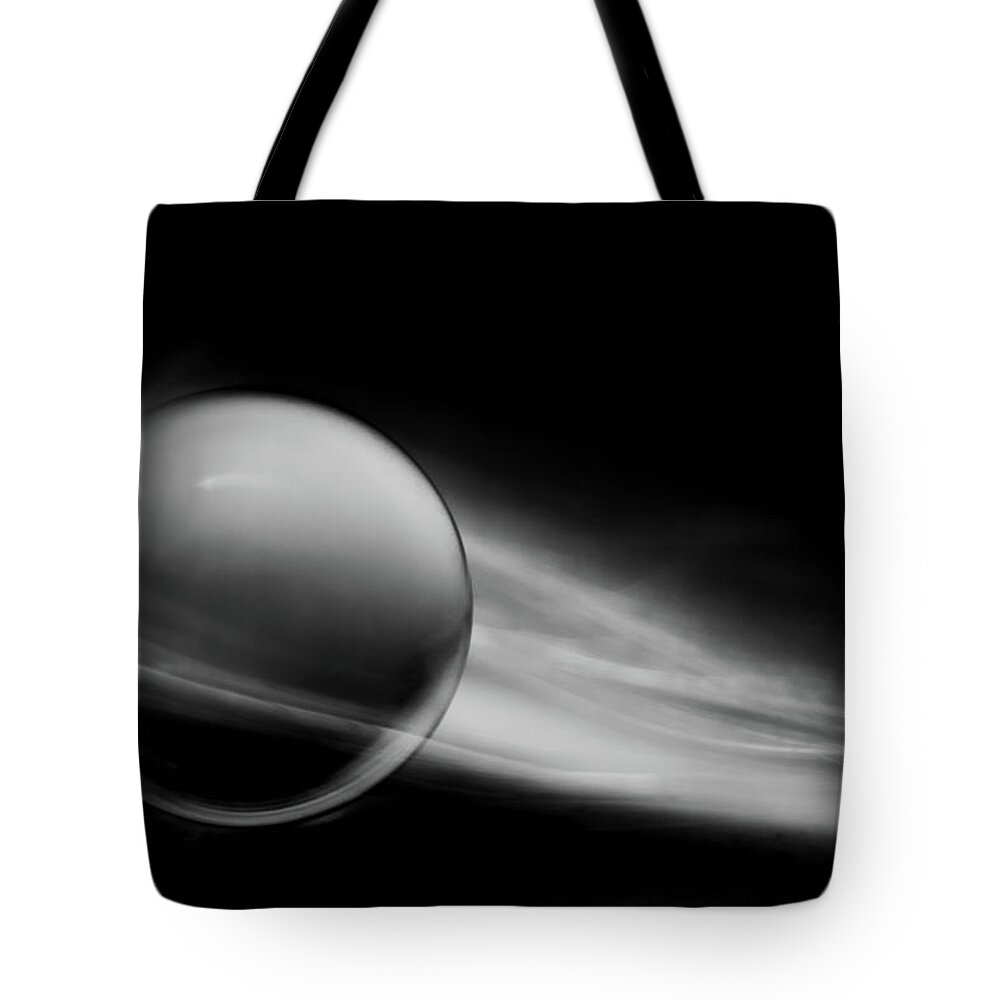 Marnie Patchett In Black And White Tote Bag featuring the photograph Breaking Through by Marnie Patchett