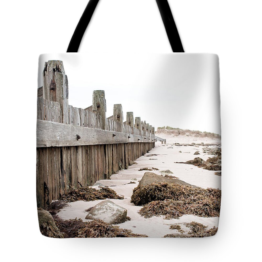Abandoned Tote Bag featuring the photograph Breakwater by Tom Gowanlock