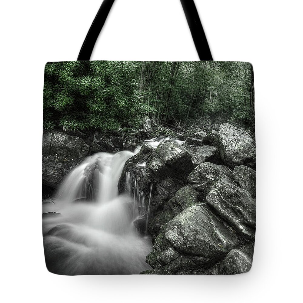 Tennessee Stream Tote Bag featuring the photograph Breathe by Mike Eingle