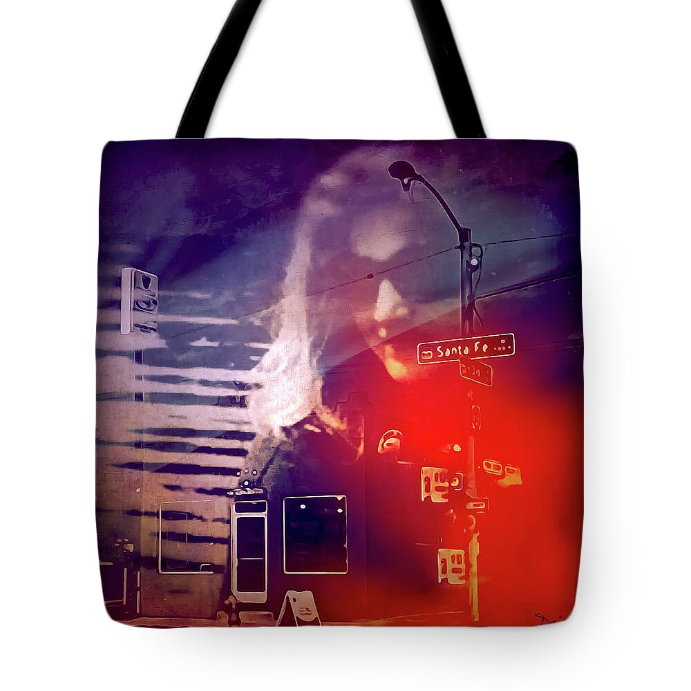 Santa Fe Drive Tote Bag featuring the photograph Breezing Through by Peggy Dietz