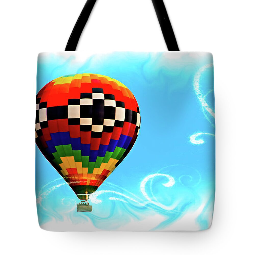 Breezy Tote Bag featuring the digital art Breezy by Gary Baird