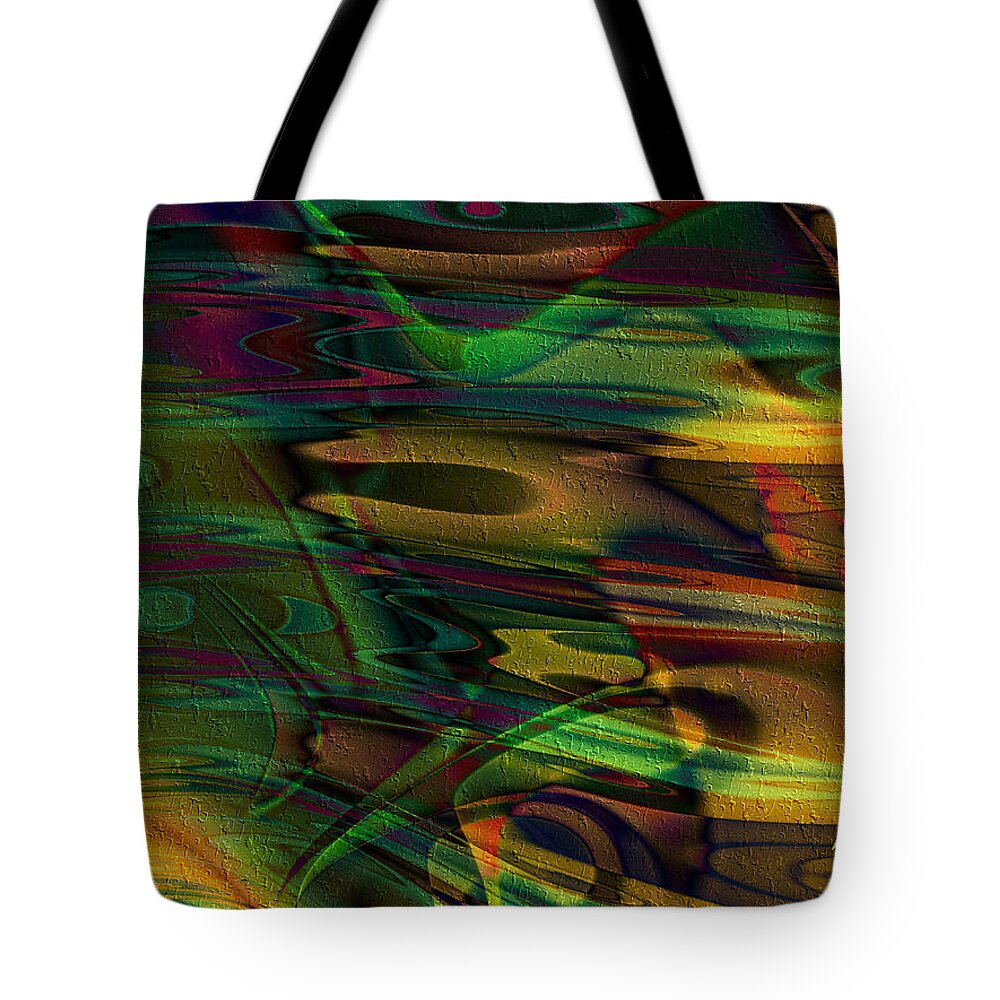 Breezy Tote Bag featuring the digital art Breezy by Kiki Art