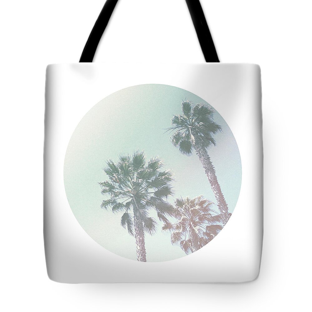 Pastel Tote Bag featuring the photograph Breezy Palm Trees- Art by Linda Woods by Linda Woods