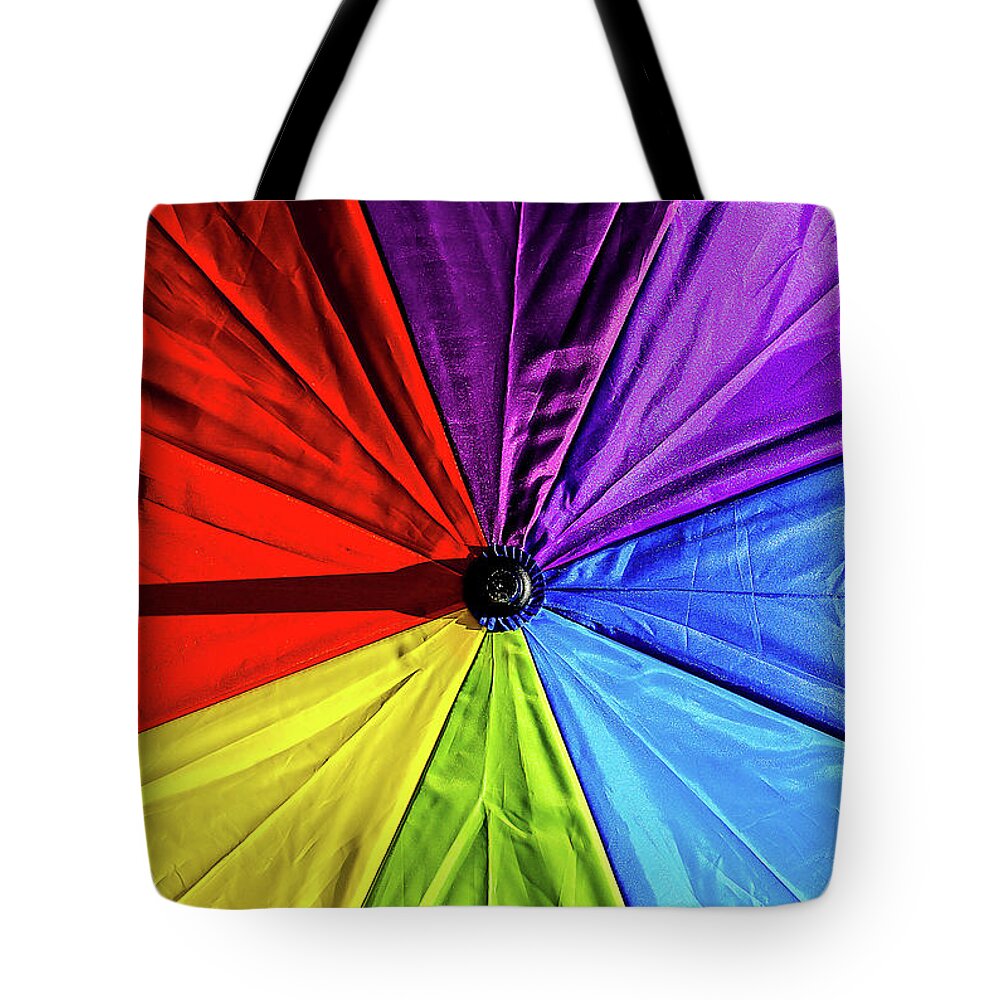  Tote Bag featuring the photograph Brella by Michael Nowotny