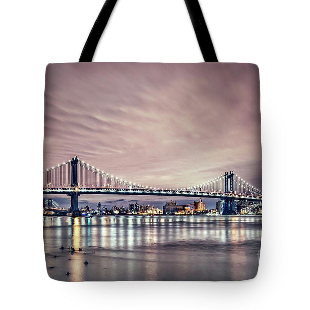 Kremsdorf Tote Bag featuring the photograph Bridge Over Troubled Water by Evelina Kremsdorf