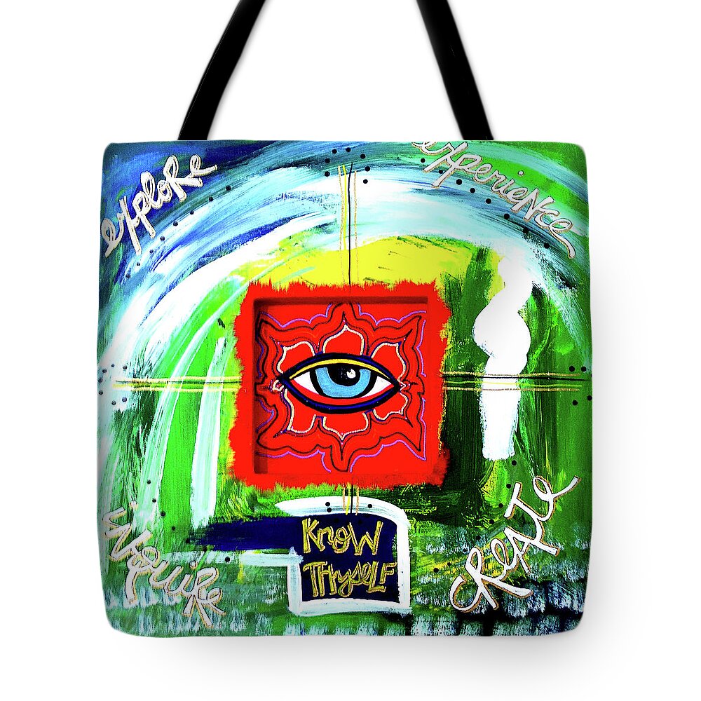 Gallery Tote Bag featuring the painting Bridge Over Wise by Dar Freeland