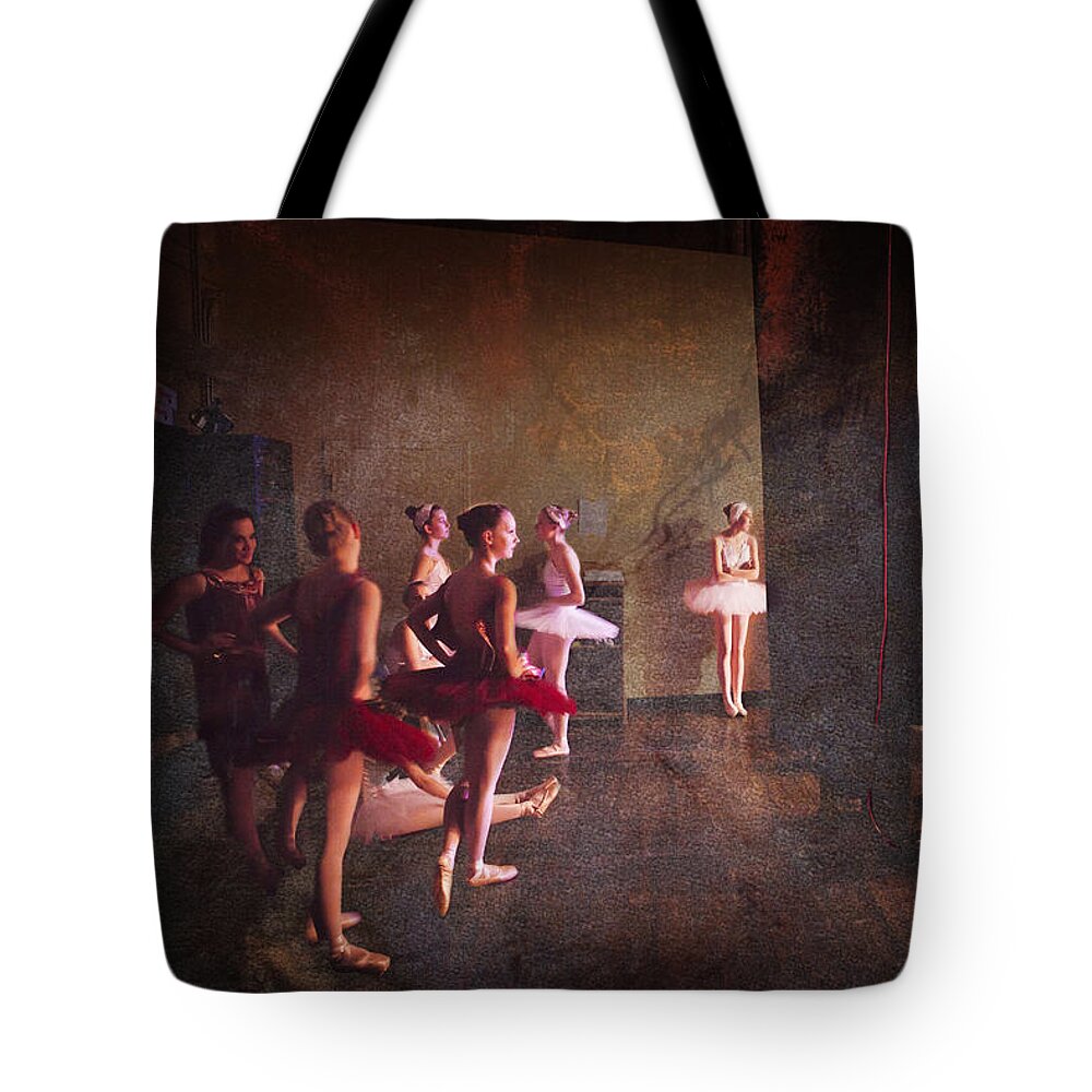 Ballerina Tote Bag featuring the photograph Bright Light Swans by Craig J Satterlee