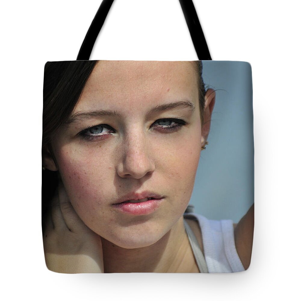 Girl Tote Bag featuring the photograph Bright Sun by Robert WK Clark