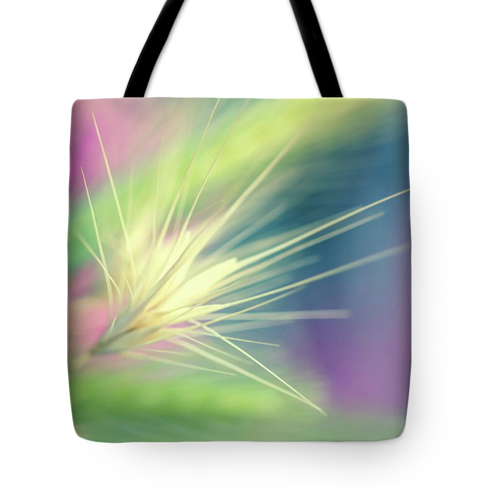 Photography Tote Bag featuring the digital art Bright Weed by Terry Davis