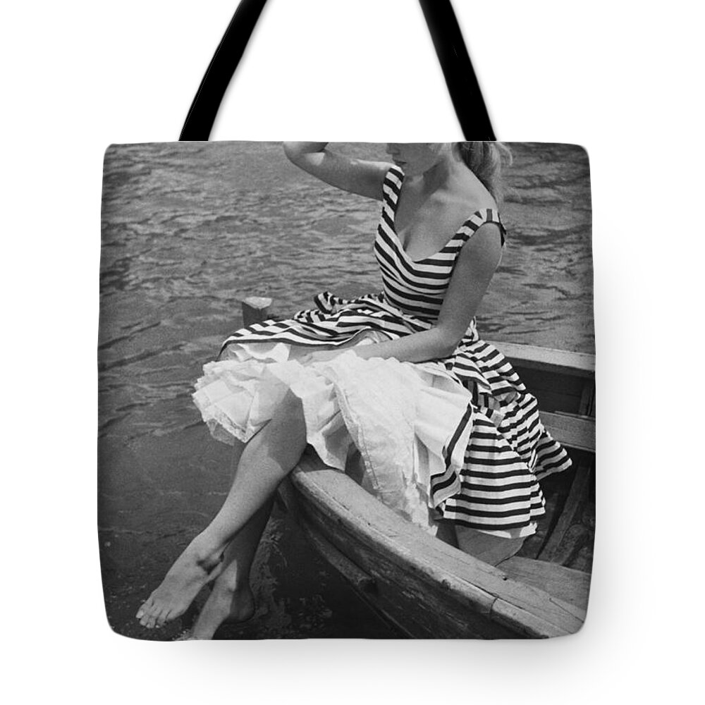 Portrait Tote Bag featuring the photograph Brigitte Bardot by Rapho Agence