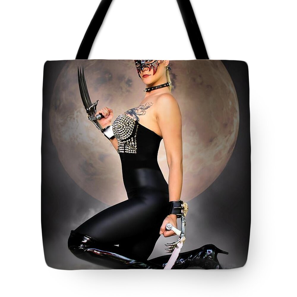 Fantasy Tote Bag featuring the photograph Bring It On by Jon Volden