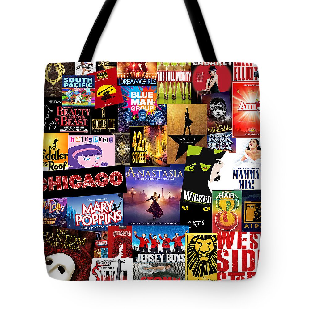 Broadway Tote Bag featuring the photograph Broadway 14 by Andrew Fare