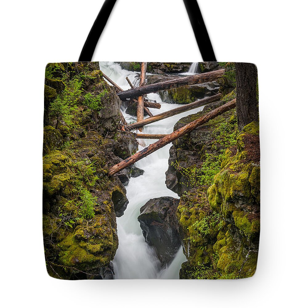 Rogue Gorge Tote Bag featuring the photograph Broiling Rogue Gorge by Greg Nyquist