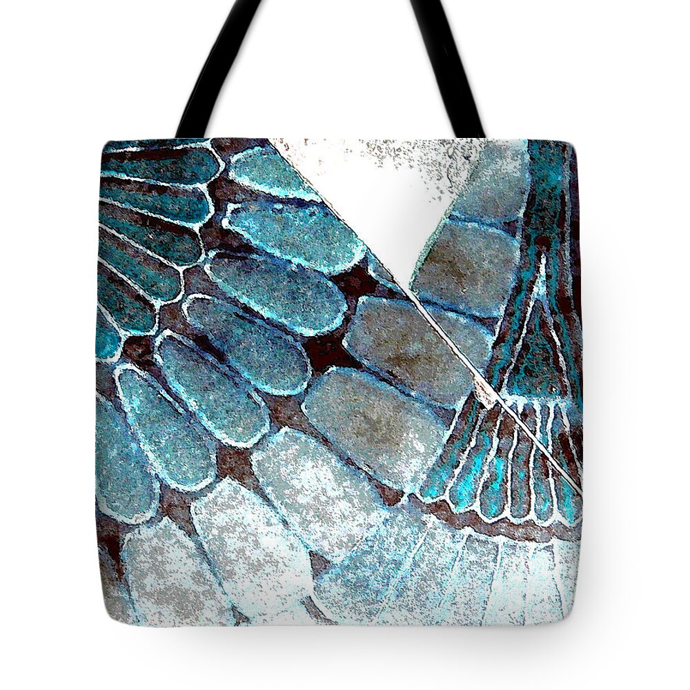 Abstract Tote Bag featuring the photograph Broken 3-2 by Lenore Senior