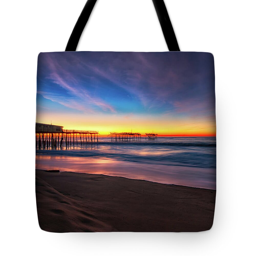 Fisco Pier Tote Bag featuring the photograph Broken and Beautiful series #2 by C Renee Martin