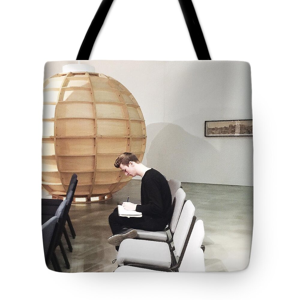 New York City Tote Bag featuring the photograph Brooklyn Art Event by Sophie Jung
