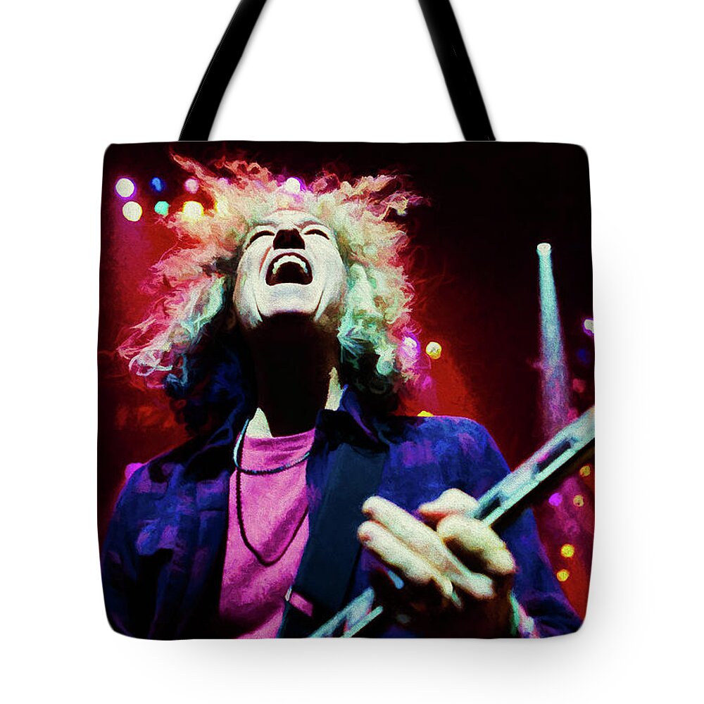 Bruce Watson Tote Bag featuring the photograph Bruce Watson - Foreigner by Thomas Leparskas