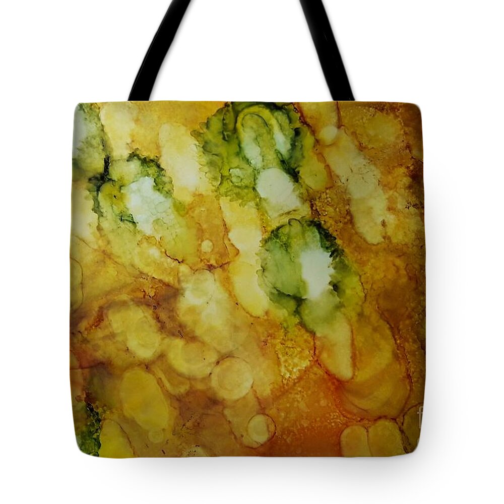 Alcohol Tote Bag featuring the painting Brussel Sprouts by Terri Mills