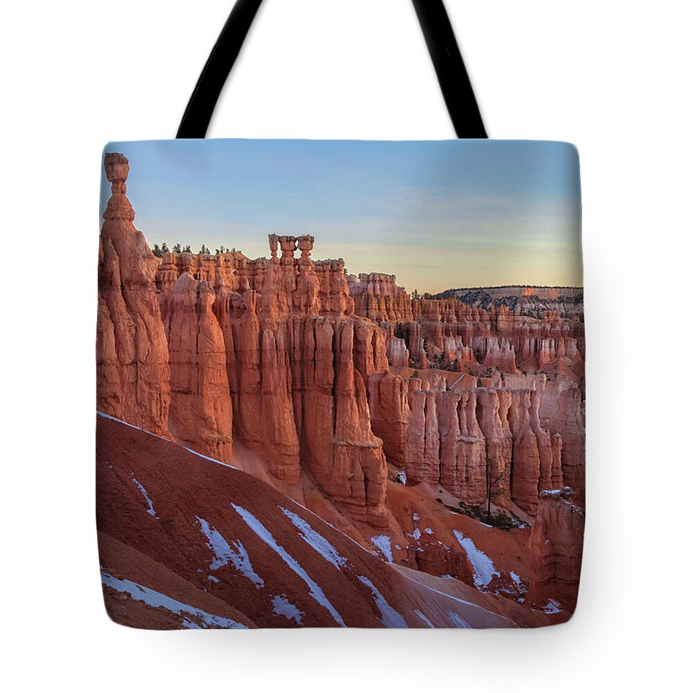 Bryce Canyon National Park Tote Bag featuring the photograph Bryce Canyon Morning by Jonathan Nguyen