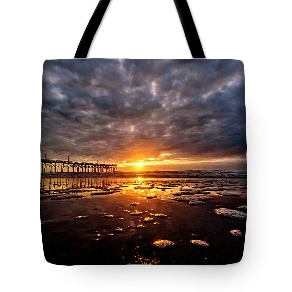 Sunrise Tote Bag featuring the photograph Bubbles by DJA Images