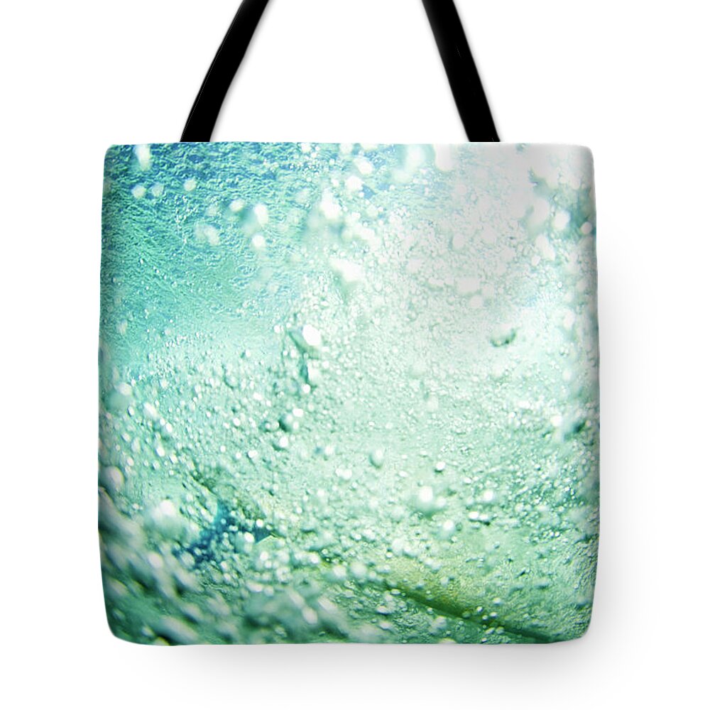 Surfing Tote Bag featuring the photograph Bubbles by Nik West