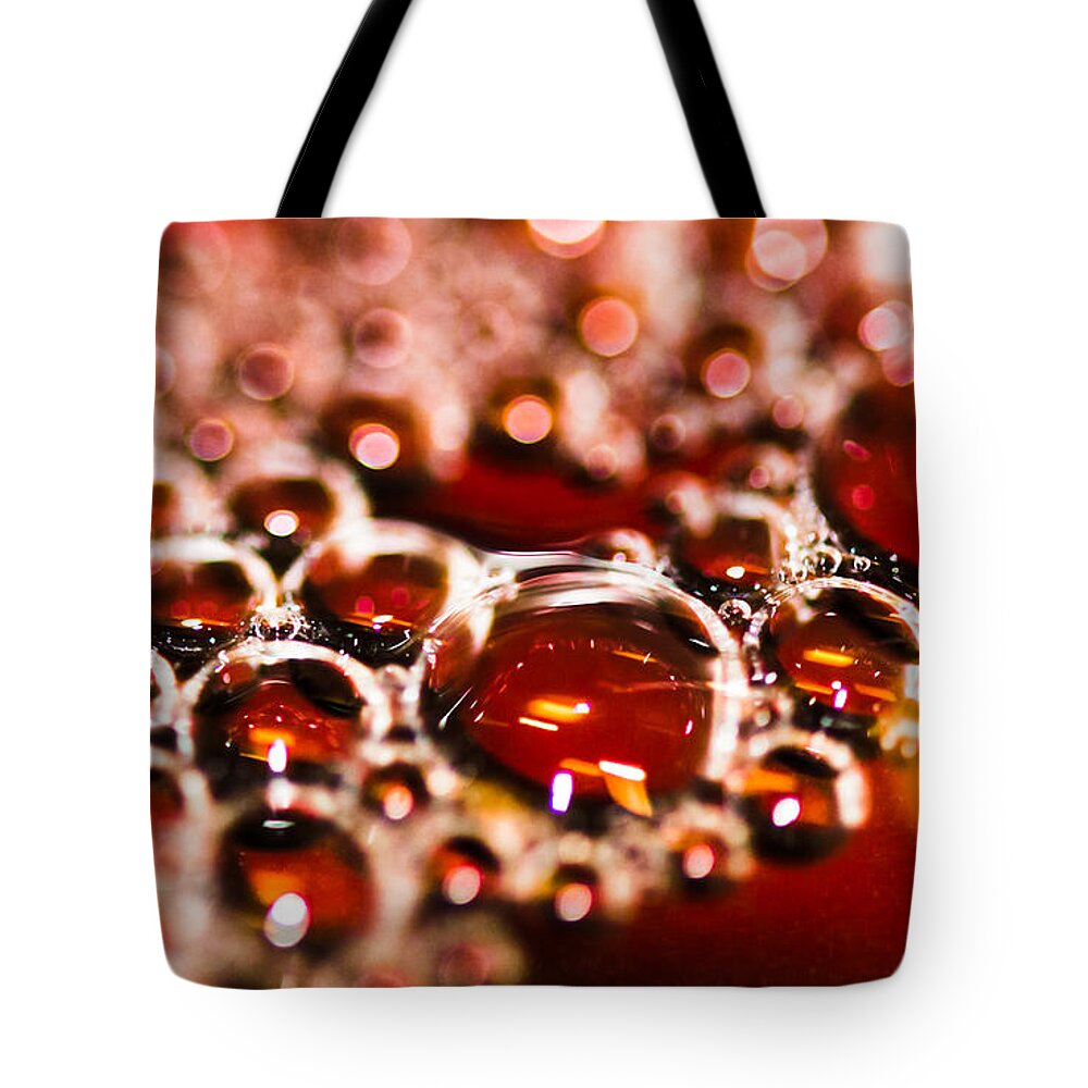 Soap Tote Bag featuring the photograph Bubbles by Robert McKay Jones
