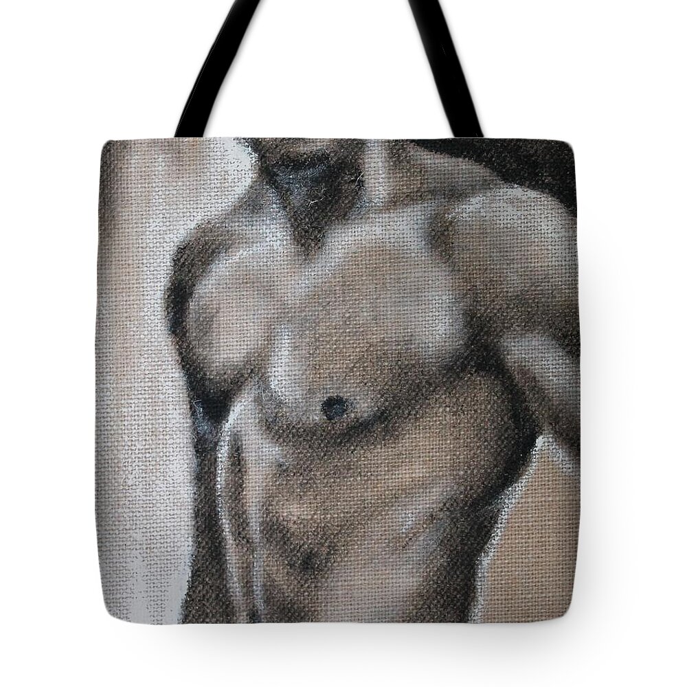 Noewi Tote Bag featuring the painting Buck by Jindra Noewi