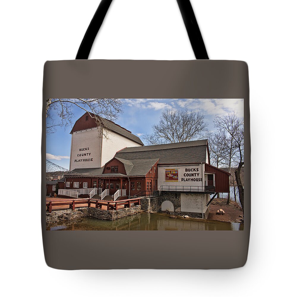 Bucks County Playhouse Tote Bag featuring the photograph Bucks County Playhouse I by Kristia Adams
