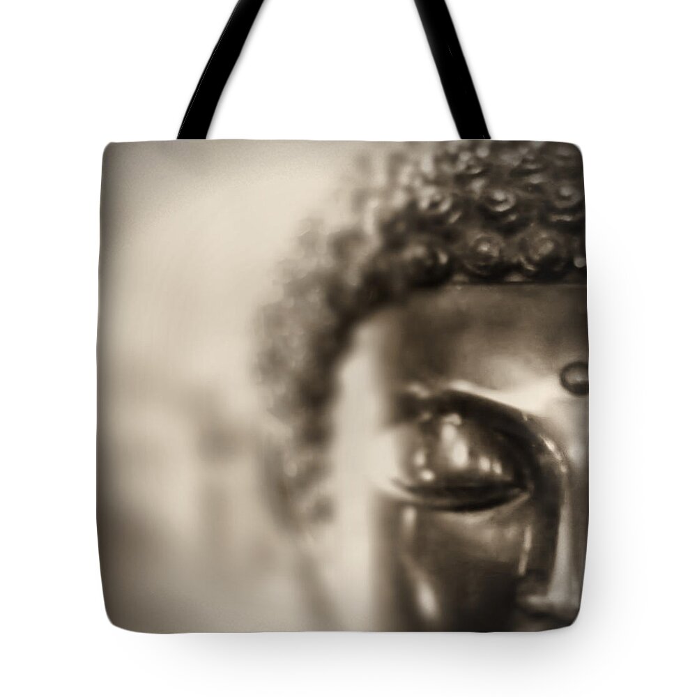 Buddha Tote Bag featuring the photograph Buddha Thoughts by Douglas MooreZart