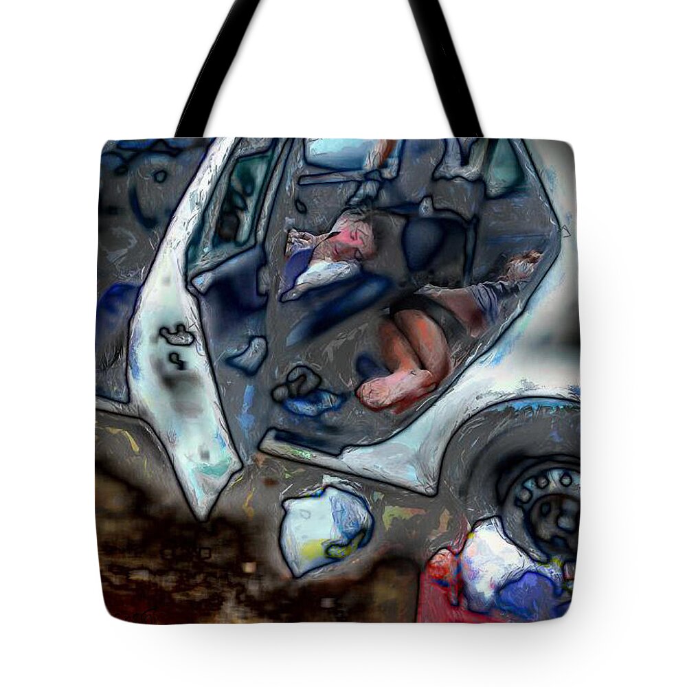 Ebsq Tote Bag featuring the photograph Bummed Out by Dee Flouton