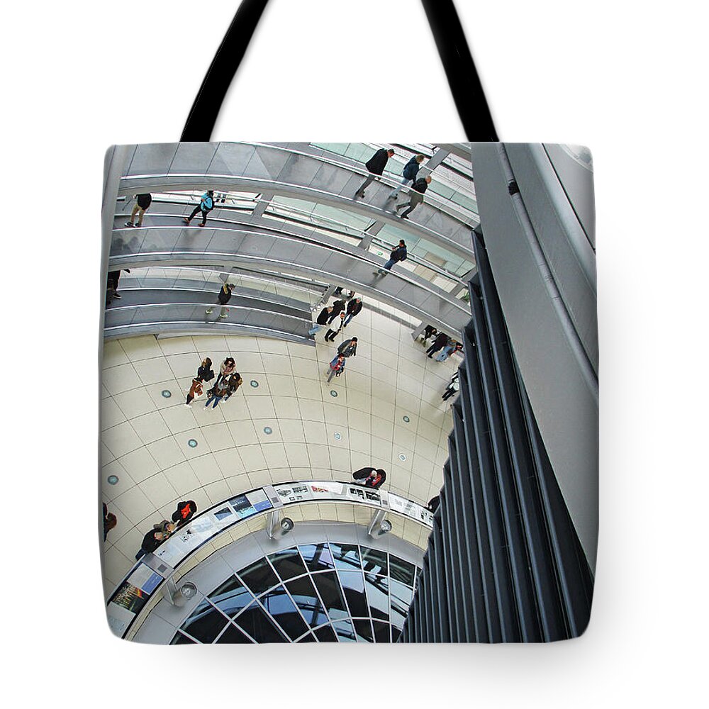 Bundestag Tote Bag featuring the photograph Bundestag 25 by Randall Weidner