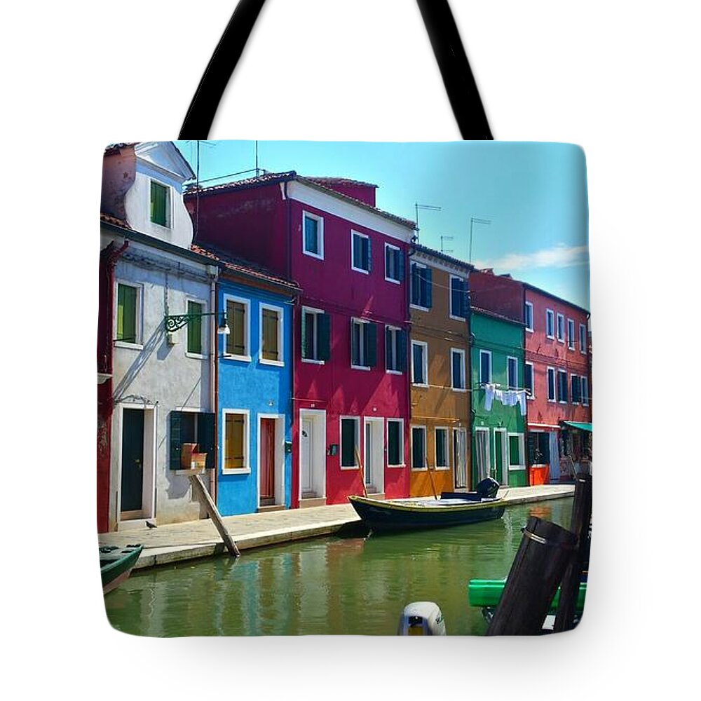 Burano Tote Bag featuring the photograph Burano by Kay Klinkers