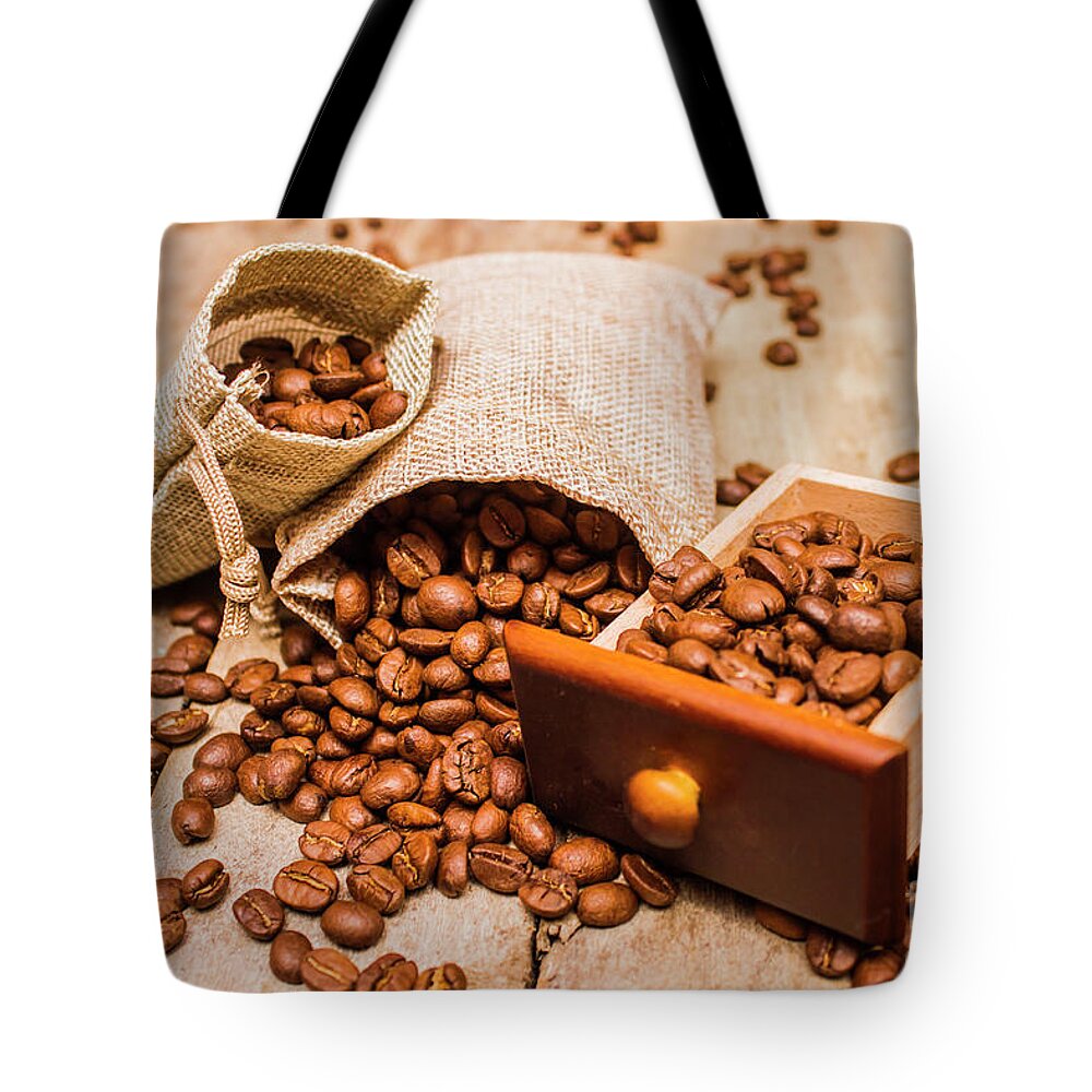 Coffee bean art Tote Bag by Jorgo Photography - Fine Art America